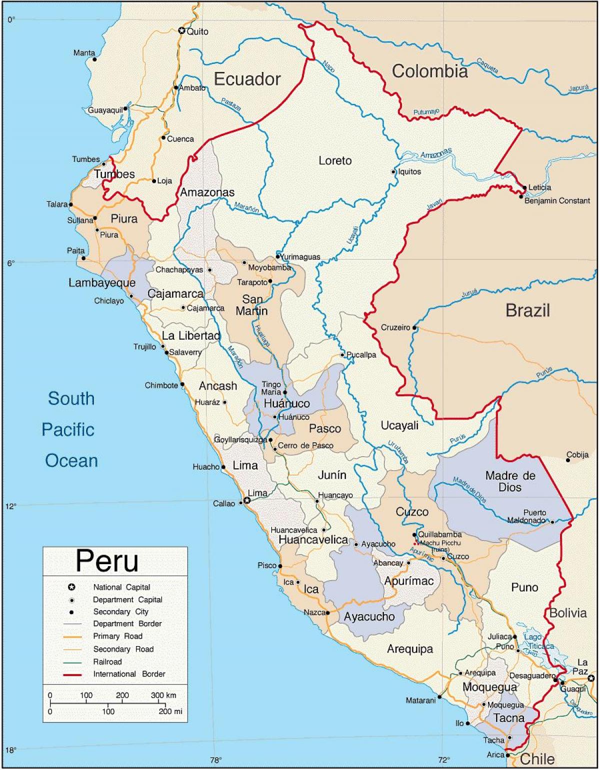 mappa di moray Perù