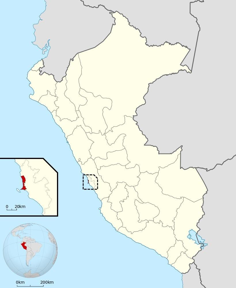 mappa di callao, Perù