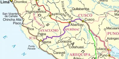 Mappa di cusco, Perù