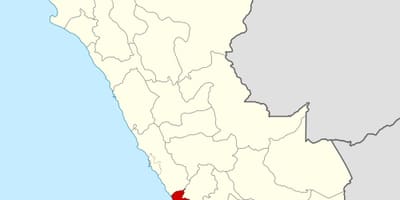 Mappa di ica, Perù