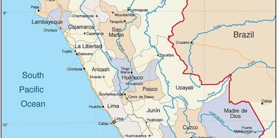 Mappa di moray Perù
