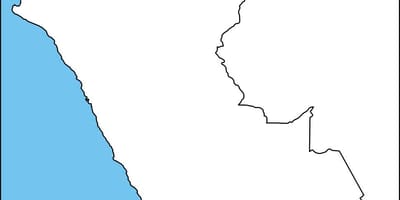 Perù mappa vuota