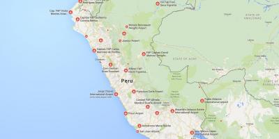 Aeroporti Peru mappa