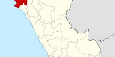 Mappa di piura (Perù